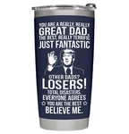 Present For Father - Dad Tumbler 20OZ, Navy Insulated Stainless Steel Birthday G New. Price: $22.00.