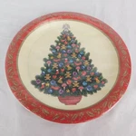 American Greetings Designware Christmas Tree 9" Dinner Paper Plates Package Of 8 New. Price: $10.00.
