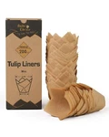 200PCS Natural Mini Tulip Cupcake Liners For Baking Cups, Unbleached, Greaseproo New. Price: $13.75.