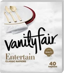 Vanity Fair Impressions 3-PLY 40 Napkins For Luxurious, Cloth Like Feel New. Price: $19.99.