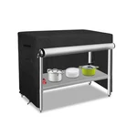 Bitubi 48" Outdoor Prep Table Cover, Waterproof, Stainless Steel, W/ Zipper New. Price: $60.68.