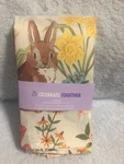 Set Of 4 Napkins Celebrate Together Easter Bunny Rabbit Flowers New. Price: $25.89.