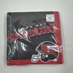 Nfl Tampa Bay Buccaneers Sports 12 7/8" X Napkins 36 Count New. Price: $11.99.