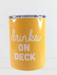 Drinks On Deck 12 Oz Slant Stainless Steel Insulated Tumbler New. Price: $19.97.
