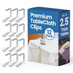 Protensils 12PCS Picnic Tablecloth Clips For Outdoor Tables - Stainless Steel... New. Price: $21.03.