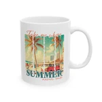 Beach Mug Summer Lover Retro Coastal Tropical Brushstrokes Coffee Tea Cup Gift New. Price: $13.00.