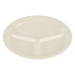 Get CP-10-DI Diamond Ivory Melamine 10.25" Dia. 3-COMPARTMENT PLATE-1 Doz New. Price: $102.37.