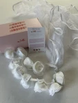 Xo Fetti White Short Net Wedding Veil Bridal Accessory With Floral Headband Pre-owned. Price: $13.80.