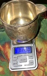 .925 Sterling Silver Cup 3.14 Ounces Vintage National Company. Price: $180.00.