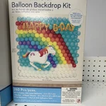 Amscan Balloon Backdrop Kit Unicorn Rainbow Birthday Party 260PCS Latex Foil New. Price: $17.00.