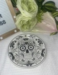 Halloween Sugar Skull Small Paper Plates (8) Birthday Party Supplies New. Price: $6.99.