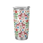 Tumbler Swedish Dala Horse Spring Flower Insulated Coffee Cup Beverage Contai... New. Price: $43.20.