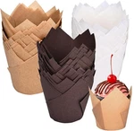 Tulip Cupcake Liners For Baking 200 Cups, Unbleached Parchment Standard, Mix New. Price: $12.03.