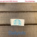Starbucks Sleeves, For 12/16/20 Oz Hot Cups, Kraft, 1380/CARTON Earthsleeve New. Price: $120.97.