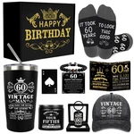 60TH Birthday Gifts For Men - Unique Box With 20 Oz Tumbler, Basebal... New. Price: $39.15.