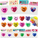24 Pack Valentines Day Gifts Cards With Heart Stress Balls Squishy Squeeze Toys New. Price: $31.64.
