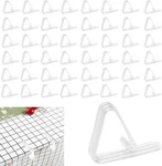 48 Pcs Holder Clips Plastic For Outdoor Clear New. Price: $14.76.