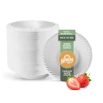 200 Pack White Plastic Disposable Bowls 12 Oz Bpa-free Microwaveable ... New. Price: $33.64.