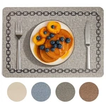 Placemats Set 6, Heat Resistant & Waterproof Table For Dining, Non Sl... New. Price: $21.07.