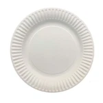 The "green" Standard 9-INCH Paper Plates Uncoated, White 100 New. Price: $19.94.