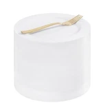 100PCS White Plastic Dessert Plates And Gold Disposable Forks, Premium... New. Price: $46.79.