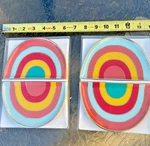 Oh Joy! For Target Rainbow Appetizer Plates Set Of 4 Boxes Nib Colorful New. Price: $16.19.