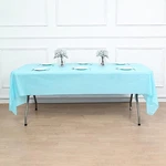 2 Pcs Rectangle 54X108" Disposable Plastic Covers Tablecloths Party Sale New. Price: $6.41.