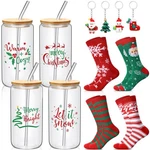12 Pcs Christmas Gifts Set Include 16 Oz Drink Glasses Cups Santa S... New. Price: $56.10.