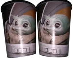 Set Of 2 Star Wars The Mandalorian Child Bpa Free Plastic Cups 16 Fl Oz Used. Price: $8.00.