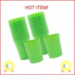 Blue Panda 16 Oz Lime Green Stadium Cups - Plastic Reusable & Dishwasher New. Price: $24.96.