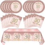 30TH Birthday Decorations For Women Party Supplies Include Rose New. Price: $16.52.