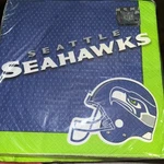 Nfl Seattle Seahawks Licensed Luncheon Napkins 16CT 2PLY Party Supplies New. Price: $9.75.
