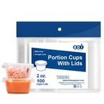 Edi Clear Disposable Plastic Portion Cups With 100 Count (pack Of 1), New. Price: $19.77.