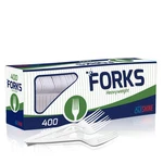 400 Pack Extra Heavyweight Disposable White Plastic Forks - Duty ... New. Price: $47.81.