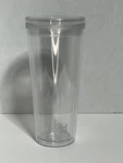 Mr. Coffee Iced Clear Tumbler, 22 Oz., With Lid Used. Price: $18.00.