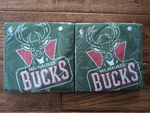 Lot Of 2 Nba Milwaukee Bucks Basketball Lunch Napkins Party Decorations New. Price: $6.00.