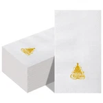 50PCS Christmas Disposable Gold Foil Napkins Tree Disposa... New. Price: $14.59.