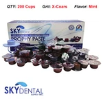 200 Cups X-coars Grit Extra Mint Flavor Dental Paste Prophylaxis New. Price: $29.99.