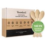 Ibambo 100% Bamboo - Compostable Spoons, Disposable Or Reusable New. Price: $16.97.