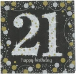 Amscan Party Supplies Sparkling Celebration 21 Beverage Napkins, One Size 3-PK New. Price: $12.84.