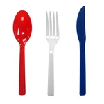 Party Essentials Patriotic 51 Pieces/ 17 Place Settings, Red/white/blue New. Price: $7.98.
