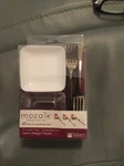 New Mozaik 48 Piece Hors D'oeuvres Appetizer Set Plates & Forks. Price: $6.99.