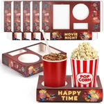 Velatyvio 16PCS Movie Night Snack Trays Disposable Paper Moderate, BROWN-16 New. Price: $14.52.