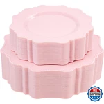 Colosus 100 Pcs Plastic Set, Nice Disposable Plates,pink New. Price: $78.78.