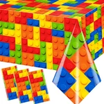 Bezkega 3PCS Building Tablecloths, 70.8X42.5 Inches, Blocks New. Price: $16.17.