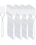 Liacere 360PCS Clear Heavy Duty Plastic Disposable Forks Bpa-free, 6.7-INCH New. Price: $19.99.