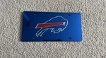 Buffalo Bills Wincraft Laser Cut License Plate Reflective Blue Nfl New. Price: $29.99.