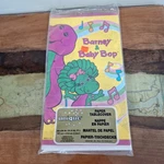 Vintage 1992 Barney & Baby Bop Paper Tablecover Tablecloth Unique 54 84" Sealed New. Price: $14.00.