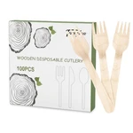 100 Pack Disposable Wooden Forks, 6.2 Inch Splinter-birch Cutlery, Compostabl... New. Price: $14.33.