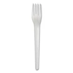 Eco Products EPS012W Compostable Forks 6" White 1000/CARTON New. Price: $136.33.